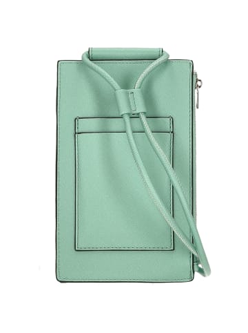 Seidenfelt Lian - Handytasche 18 cm in fresh turquoise