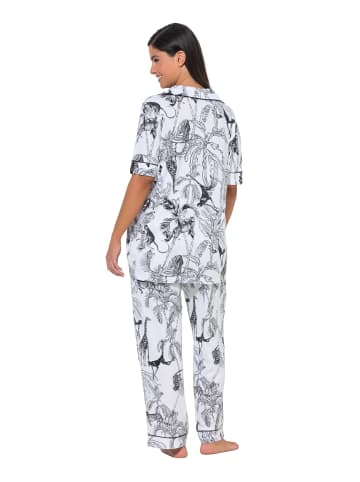 Ulla Popken Pyjama in offwhite