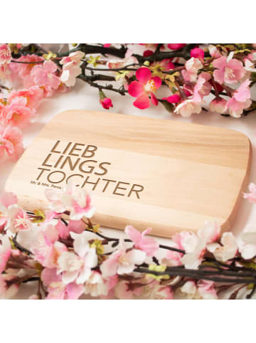 Mr. & Mrs. Panda vesperbrett Tochter mit Spruch in Transparent