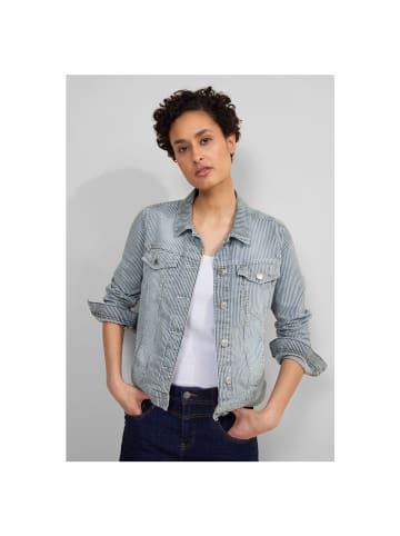 Street One Jeansjacke in stripe soft washed