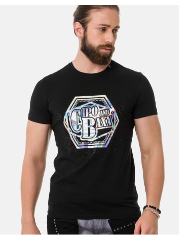 Cipo & Baxx T-Shirt in BLACK