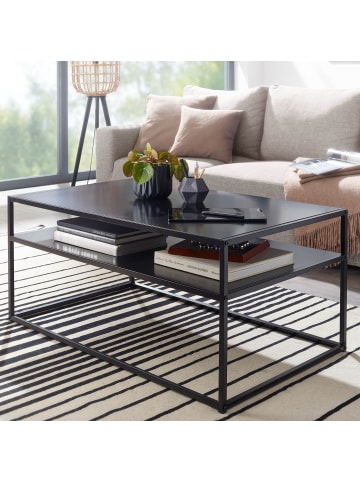 KADIMA DESIGN Couchtisch 100x60x45 cm Metall Wohnzimmertisch Industrial ,