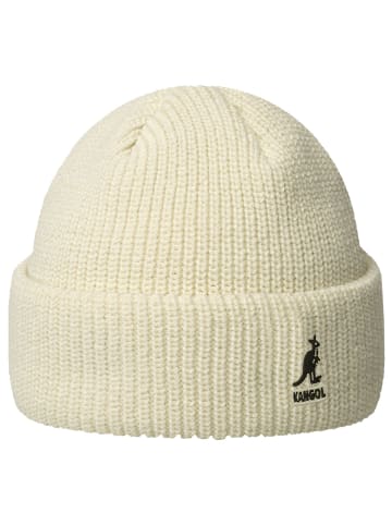 kangol Strickmütze in beige