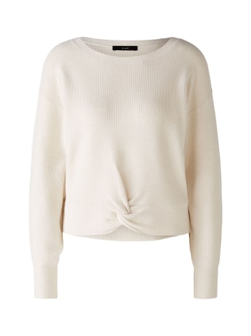 Oui Pullover Viskosemischung in offwhite