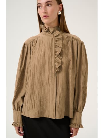 Karen By Simonsen Langarm-Bluse KBTrace Feminine in Toasted Coconut
