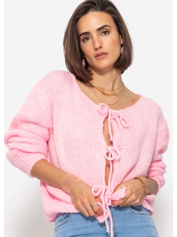 SASSYCLASSY Strick-Cardigan in Rosa
