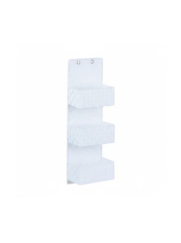 relaxdays Hängeorganizer in Weiß - (B)25 x (H)75 x (T)15 cm