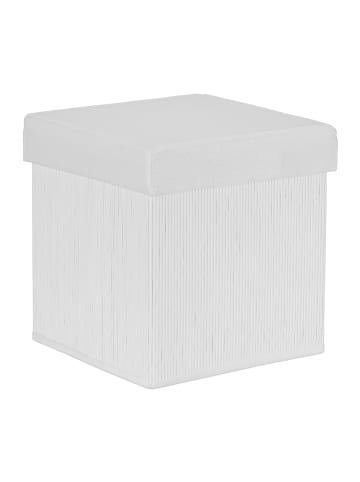 relaxdays Sitzhocker - (B)35 x (H)35 x (T)35 cm