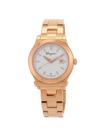 Salvatore Ferragamo Quarzuhr für Damen in gold