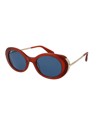Max Mara Frauen Sonnenbrille Oval Rot
