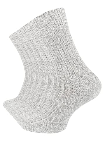 Cotton Prime® Norwegersocken 6 Paar warme Wintersocken in Grau