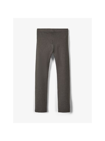 name it Mädchen Baumwoll-Leggings grau