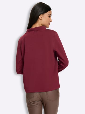 Heine Sweatshirt in dunkelrot
