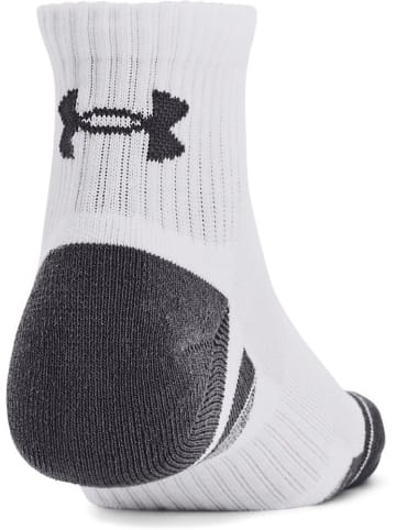 Under Armour Socke "UA Performance Cotton 3P Qtr" in Weiß