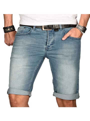 Alessandro Salvarini Jeansshorts Salvarini-Shorts-Multi1 in Hellblau