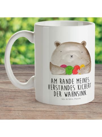Mr. & Mrs. Panda Plastikbecher Bär Gefühl mit Spruch in Weiß