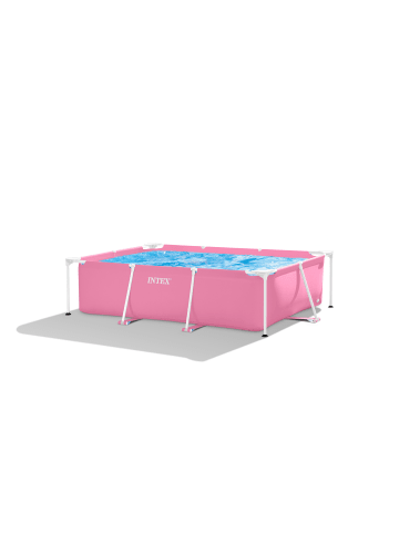 Intex Rectangular Frame Pool 220x150x60cm in pink