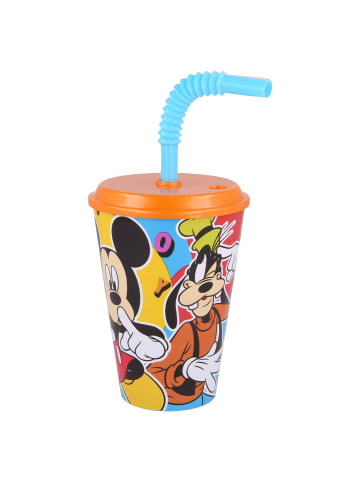 Disney Mickey Mouse Trinkbecher mit Deckel Mickey Mouse in Bunt