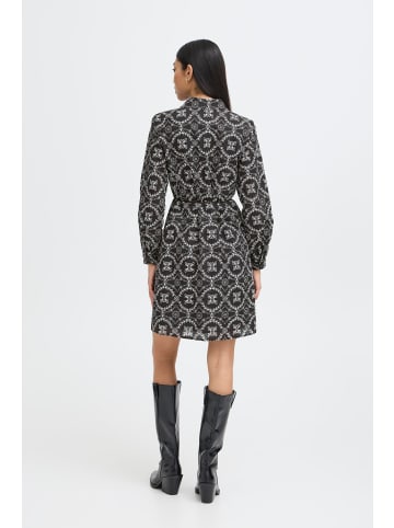 b. young Casual BYXHARMONIA A-shape in BLACK/WHITE BRODERIE ANGLAISE