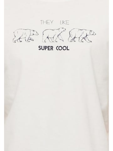 ragwear T-Shirt 'Rezy Organic' in weiß