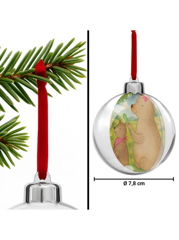 Mr. & Mrs. Panda kunststoff weihnachtskugel Bär Kind Design ohne... in Weiß