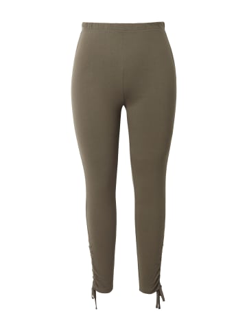 Ulla Popken Leggings in khakibraun