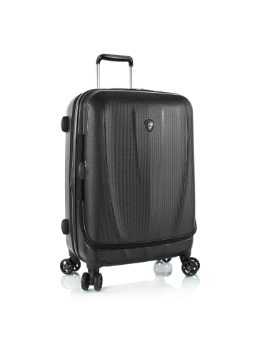 Heys Vantage 4 Rollen Trolley M 66 cm mit Dehnfalte in black