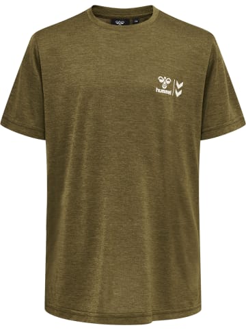 Hummel Hummel T-Shirt Hmlmustral Mädchen in DARK OLIVE