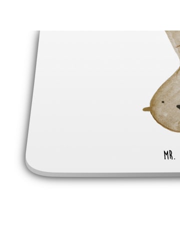 Mr. & Mrs. Panda Untersetzer für Gläser Otter Kopfüber ohne Spruch in Weiß