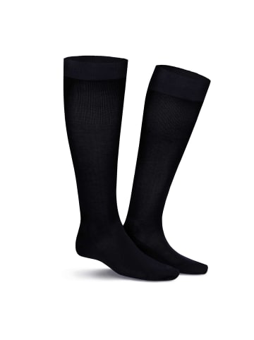 Kunert Kniestrümpfe Clark Komfortbund in Dark-navy