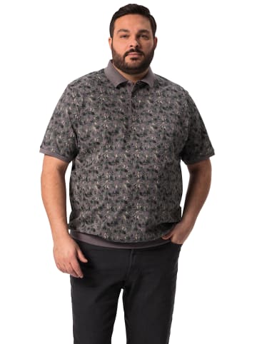 Men Plus Poloshirt in asphaltgrau