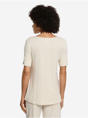 Hanro T-Shirt Natural Elegance in summer sand melange
