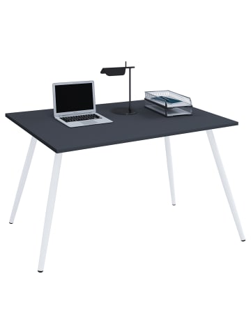 VCM  Schreibtisch Bürotisch Computertisch Salia 138x80 in Anthrazit