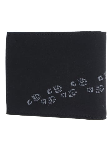 oxmox New Cryptan Geldbörse RFID Schutz 11 cm schwarz-footsteps 2.0grey