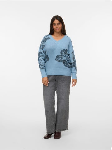 Vero Moda Strickpullover in Glacier Lake