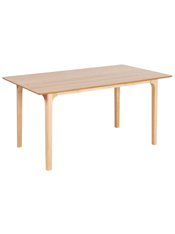 Beliani Esszimmertisch DELMAS in Braun - (W) 90 x (H) 77 x (L) 160 cm
