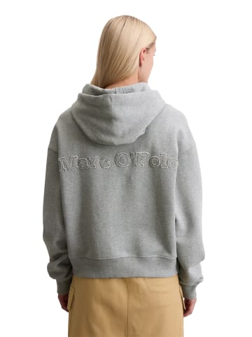 Marc O'Polo Sweatshirtjacke relaxed in Light Grey Melange