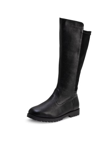 VITAFORM Echt Leder & vitaform Stretch Stiefel in schwarz