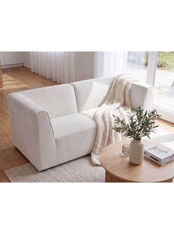 Beliani Sofaelement LEMVIG in Weiß - (W) 83 x (H) 78 x (L) 83 cm