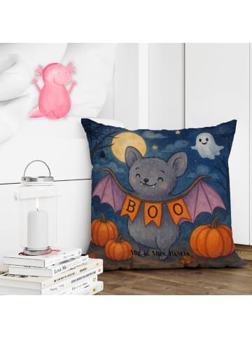 Mr. & Mrs. Panda 40 x 40 Kissen Fledermaus Boo Design ohne Spruch in Weiß