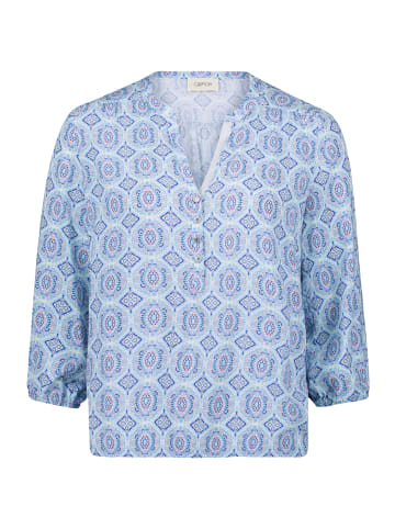 CARTOON Casual-Bluse mit Muster in Blue/Rosé