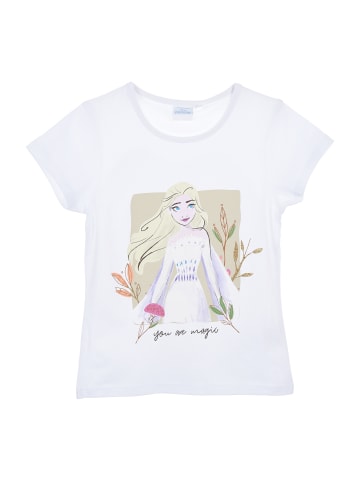 Disney Frozen T-Shirt Sommer Elsa in Weiß