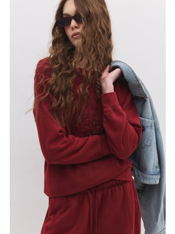 NO MATTER WHAT Sweatshirt im Bordeaux