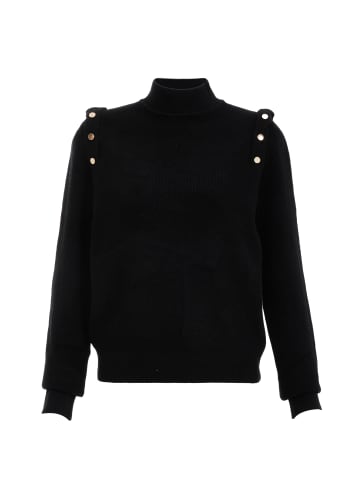 paino Damen Strickpullover in Schwarz