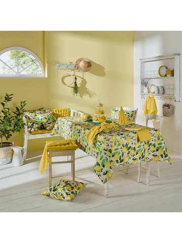 Erwin Müller Baumwolle Tischdecke in gelb-grün