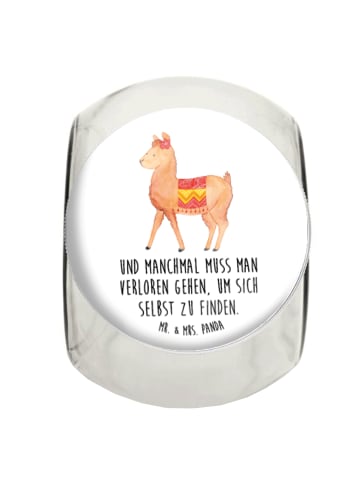 Mr. & Mrs. Panda keksglas Alpaka Stolz mit Spruch in Weiß