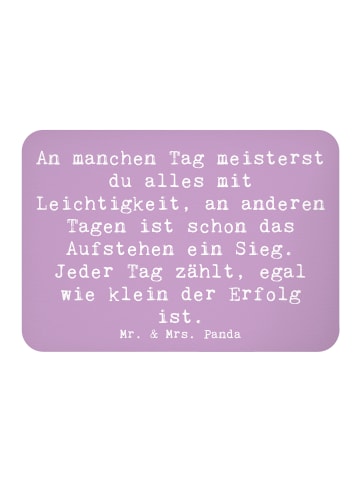 Mr. & Mrs. Panda Kühlschrankmagnet Spruch Leichtigkeit im Alltag... in Lavendeltraum