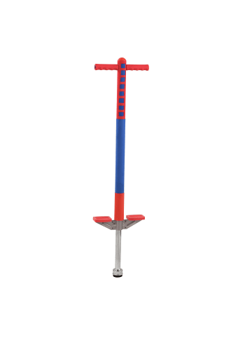 relaxdays Pogo Stick in Blau/ Rot - 35 kg