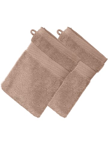 Erwin Müller Frottier Waschhandschuh 2er-Pack Friedrichshafen in sand