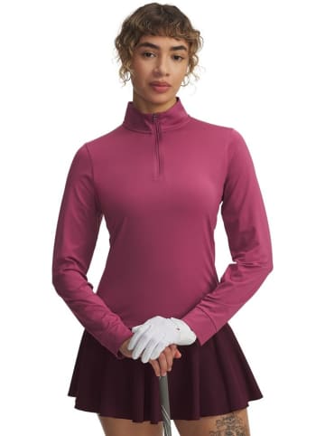 Under Armour Longsleeve "Drive 1/4 Zip" in Rot